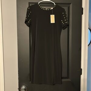 Michael kors Black dress with gold details